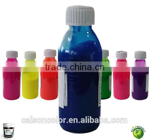 complete types fabric fluorescent pigment dispersion free sample