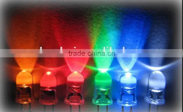 5mm straw hat 4 pins rgb led diodes