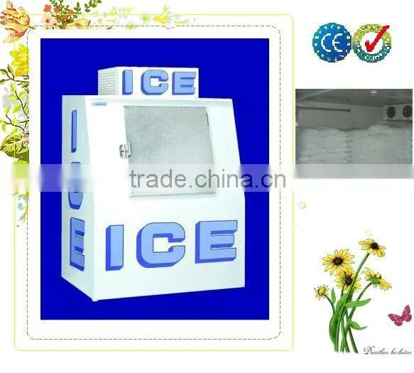 DC-380 inclined plane outdoor bagged ice merchandise/ice storage