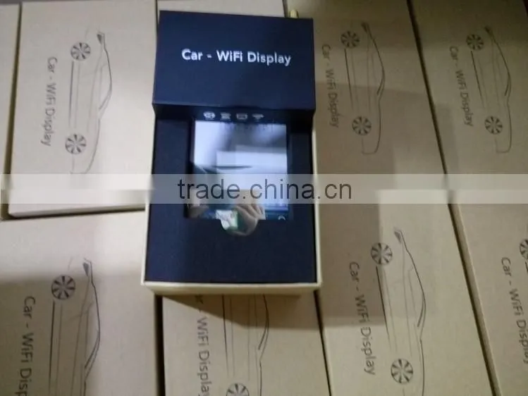 Car Display WiFi Mirror cast Airplay iOS 9 for HDMI CVBS AV Car GPS for Audi Miracast Airplay