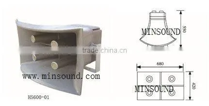 HS300-01 300W ABS Outdoor Alarming Horn Professional high watt speaker