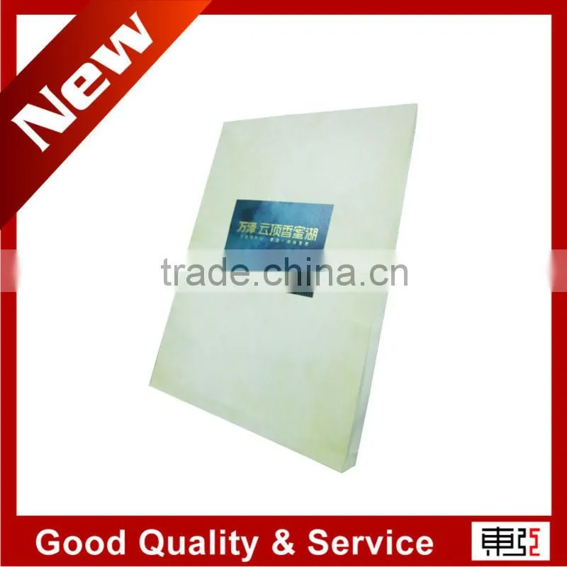 Document Paper Envelopes with Foiled Logo&String Button