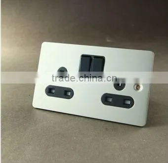 hot sell electric wall switch with socket, 15a switched socket