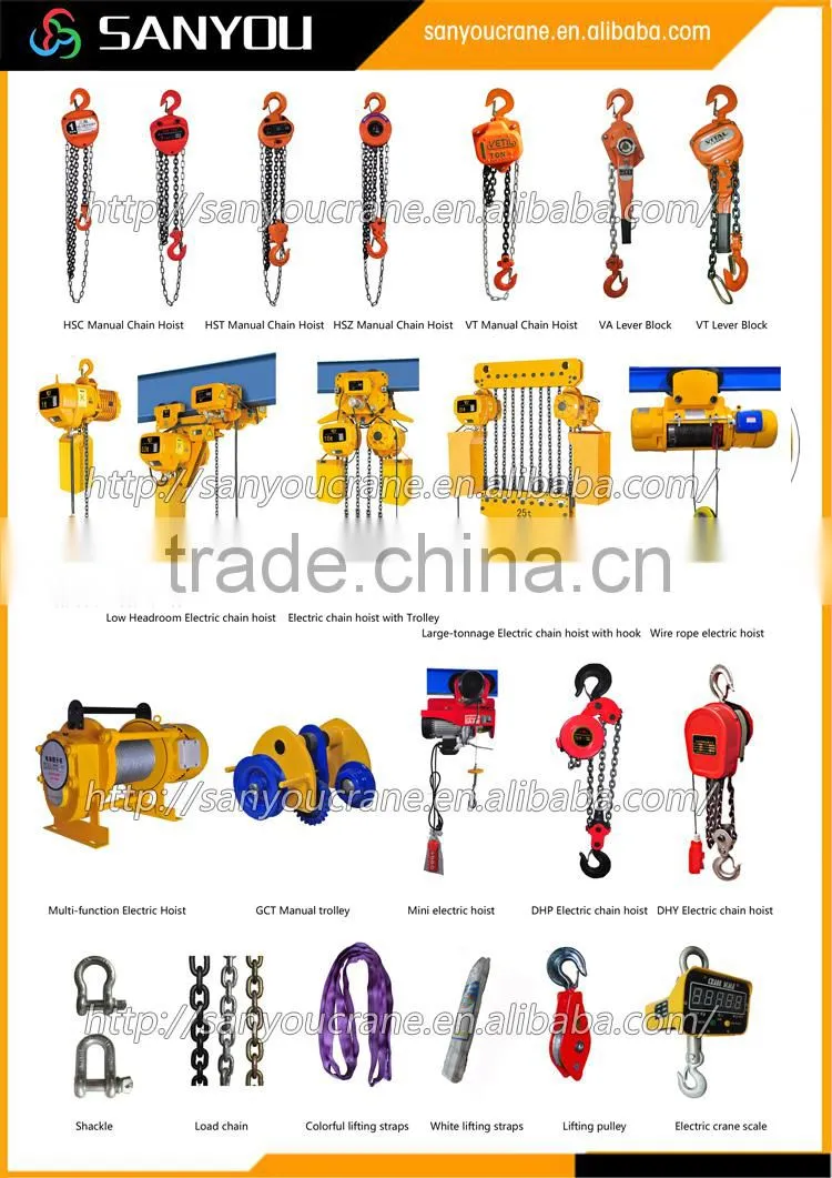 Manual chain hoist 1T/3M6M HSZ manual hoist