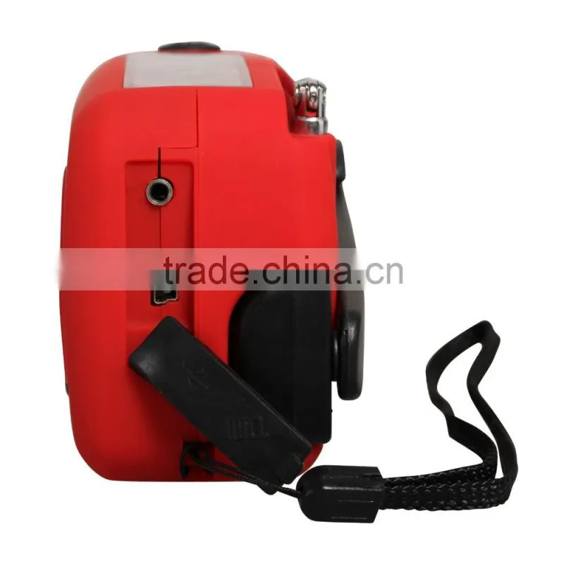 Multifunction Portable Hand Crank Solar Dynamo Radio with Flashlight