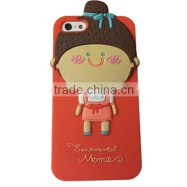 2014 Latest Embossed Silicone mobile phone cover