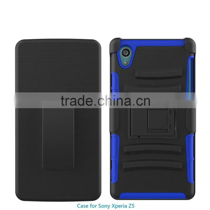 New arrival PC Silicone hybrid slim armor case moblie phone case for sony xperia z5 china price