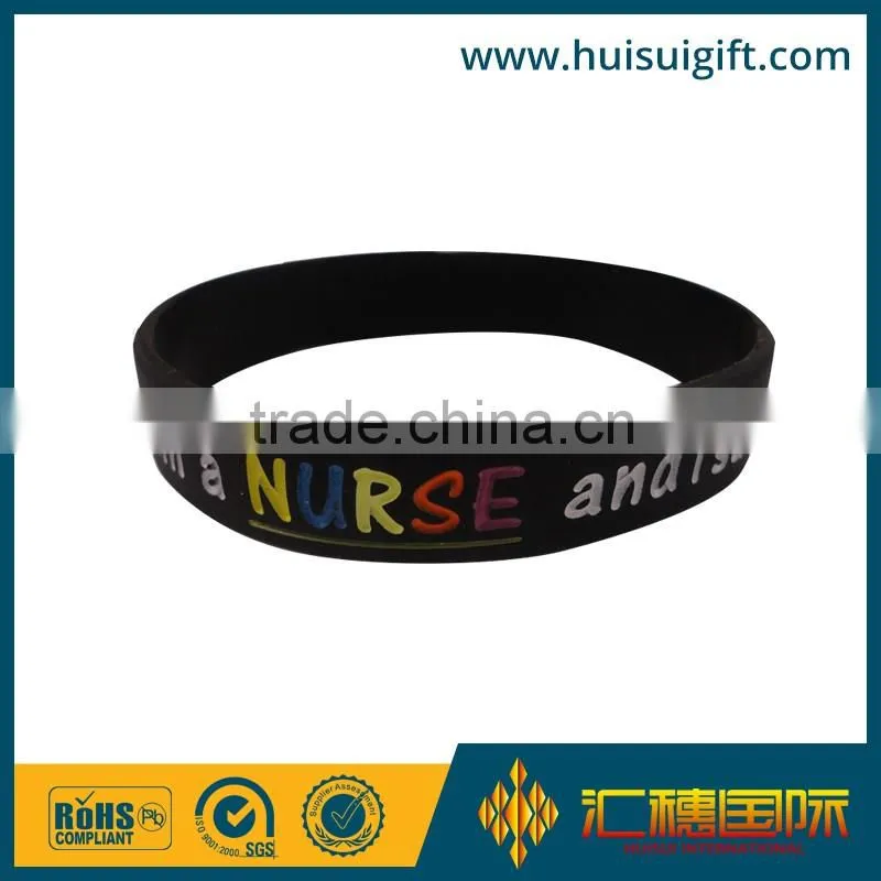 high quality promotional latest design silicone bracelet