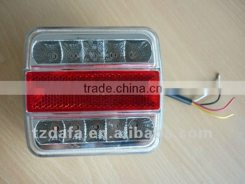 12v E-MARK Spuare LED Trailer light