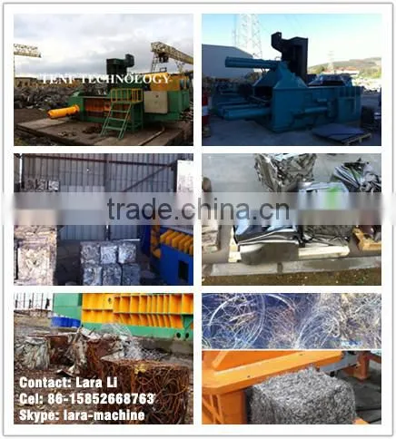 YQD-2500 Push out automatic used car baler car body press machine CE