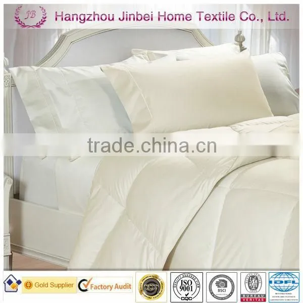 Sand white goose feather comforter