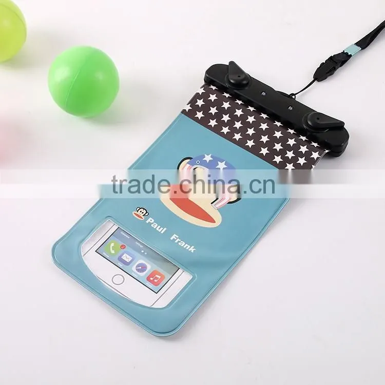 2016 new arrival Swimming drifting sea mobile phone silica gel compass waterproof bag