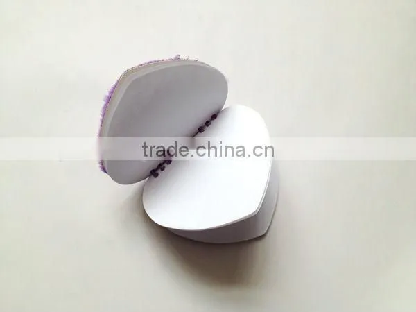 Mini note pad heart design