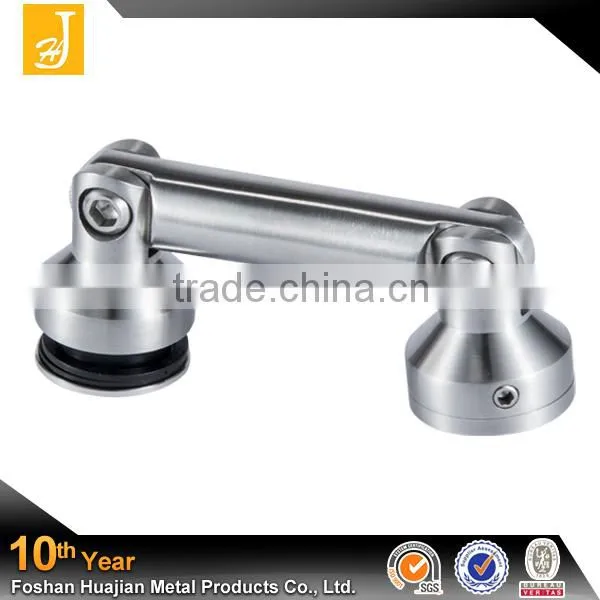 Bathroom Design multi-channel payment Glass Corner Connector / 304 Glass Hardware