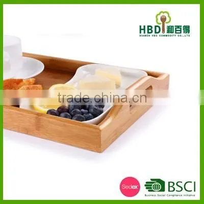 High quality wooden serving tray set,food tray,custom tray for sale