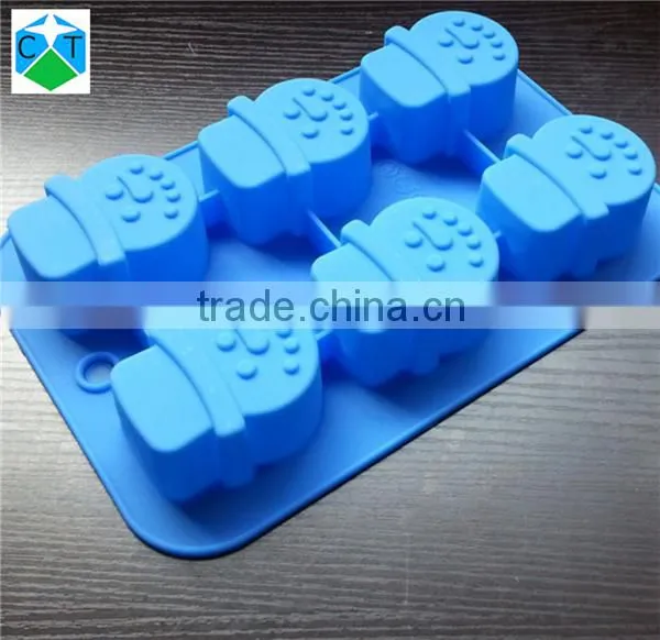 CTBED238 Christmas Gift Collection Snow Poll 100% Pure Professional Quality Food Grade Silicone Melt and Pour Soap Mold