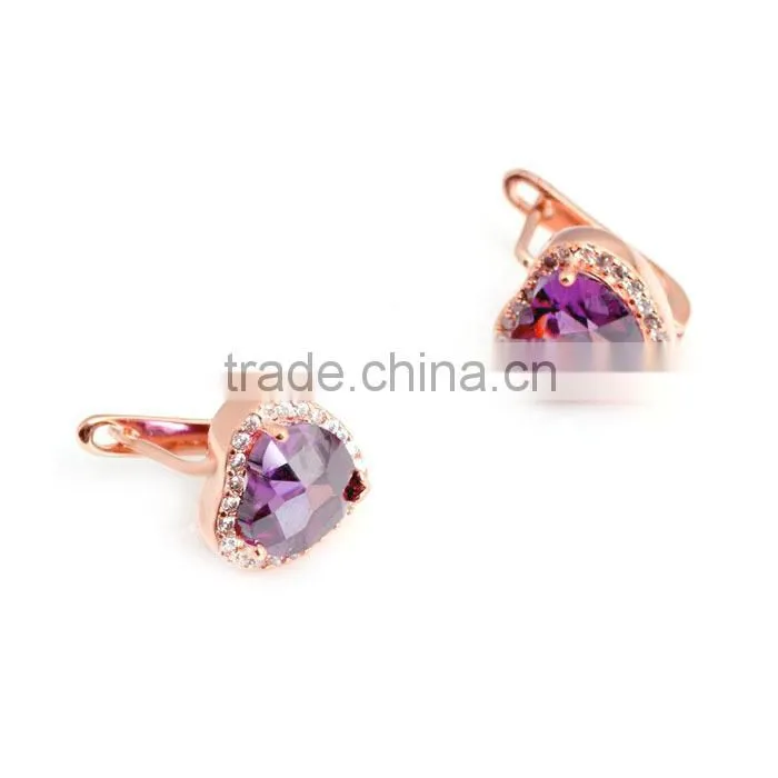 Wholesale 925 sterling silver CZ bridal earrings