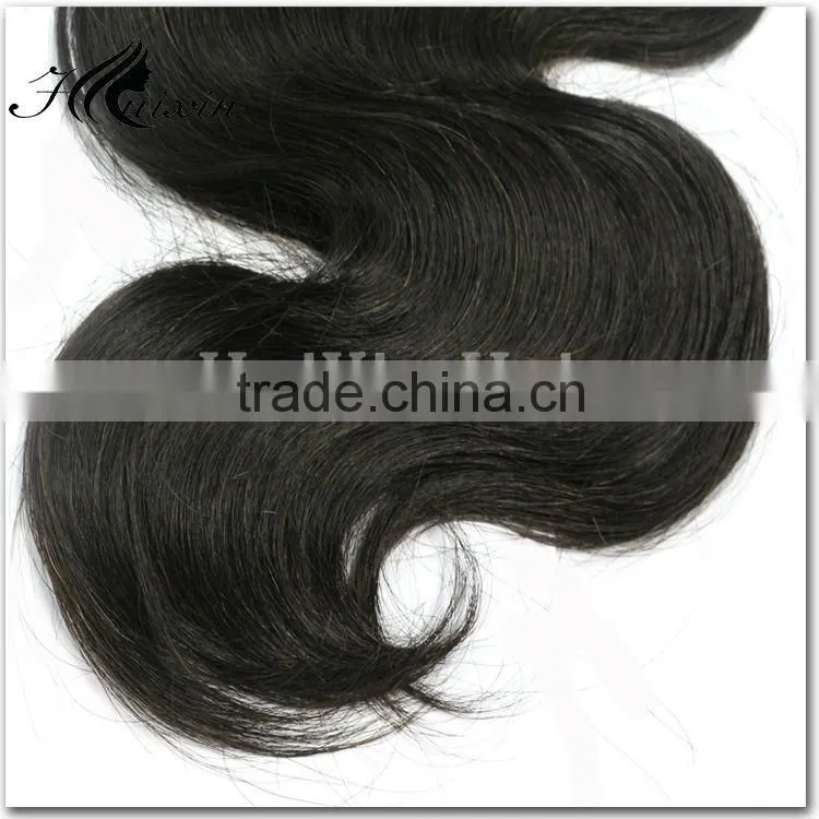 New products bleachable popular double weft brand name human hair