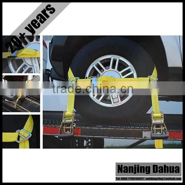 Since 1993 9' Wheel Tie-Down c/w-Swivel J Hooks 3335lbs WLL