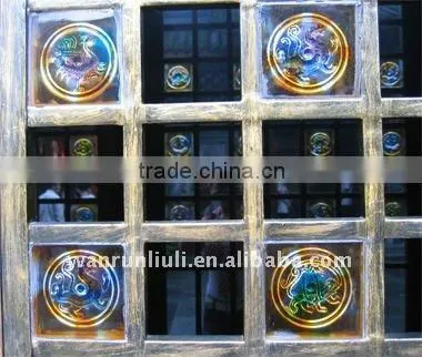 building material--crystal embossed tiles--dragon wall relief--JC002