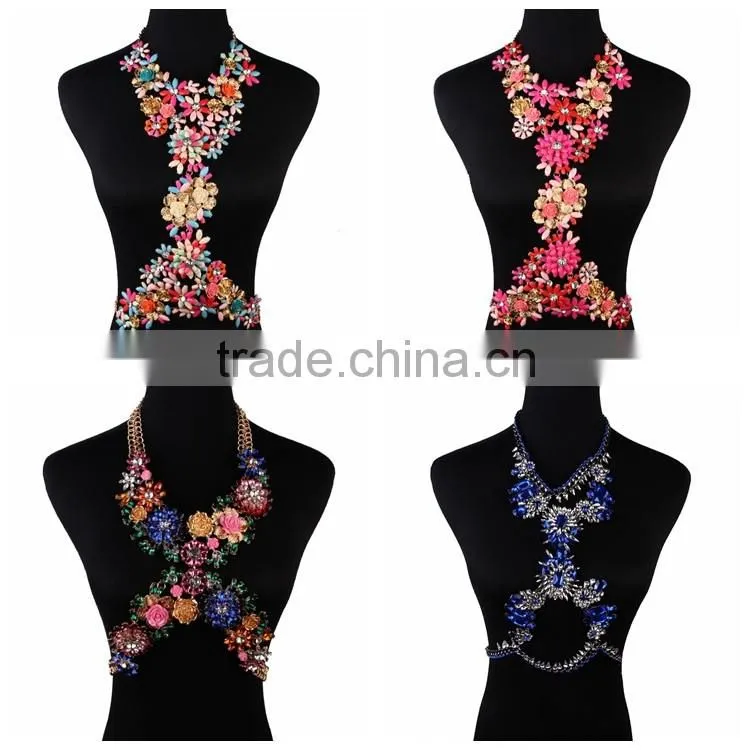 Crystal sexy waist belly chain body jewelry body chain