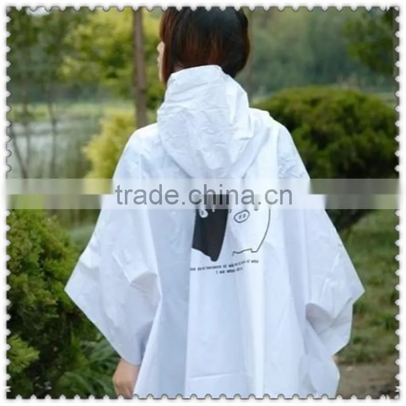 adult plastic rain poncho/raincoat rain poncho/waterproof poncho