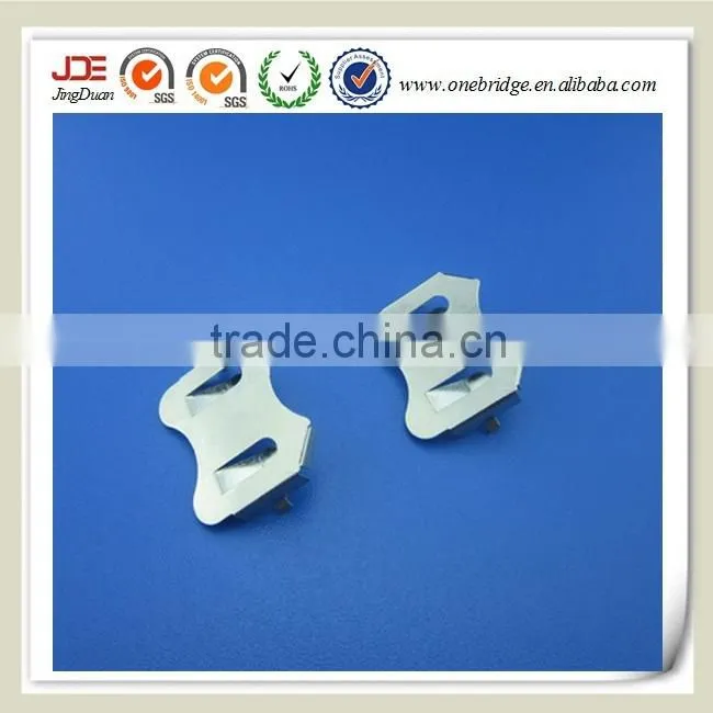 High precision metal stamping cr2032 battery holder