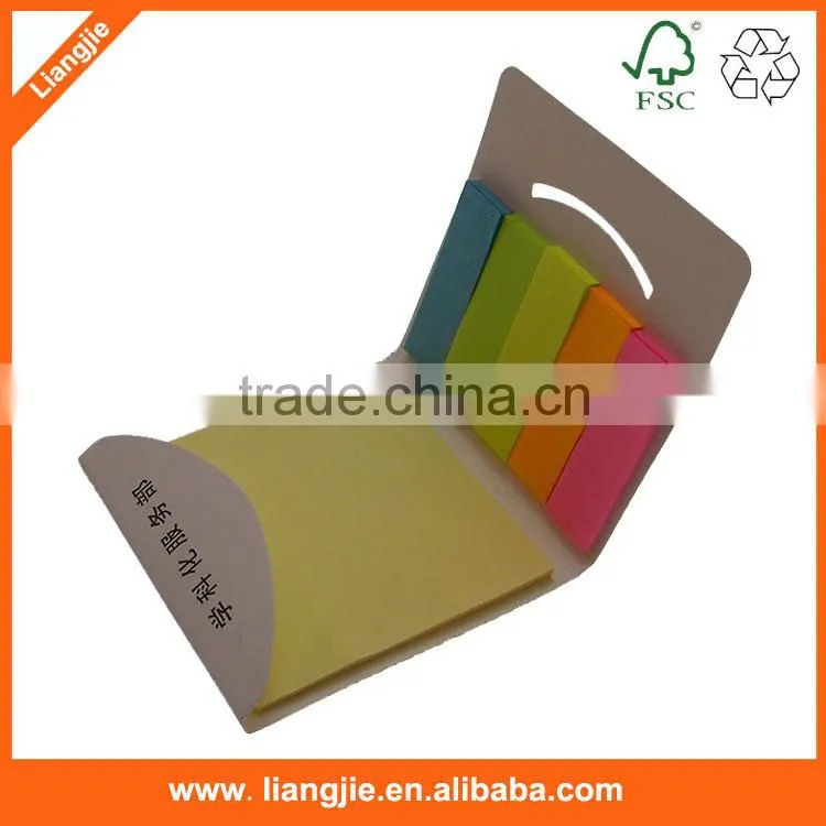 remove shaped memo pad with pen hole