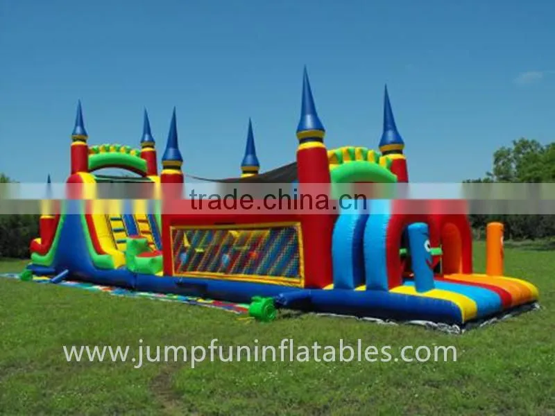 Great quality Inflatable Obstacle Challenge adults course obstacle inflatable running