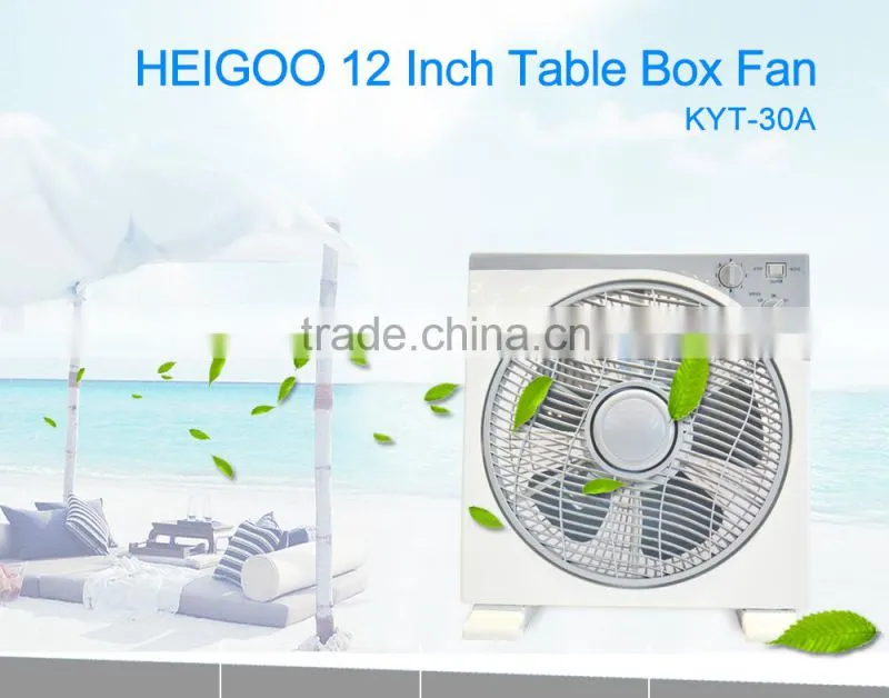 china supplier 12" wholesale plastic electric box fan