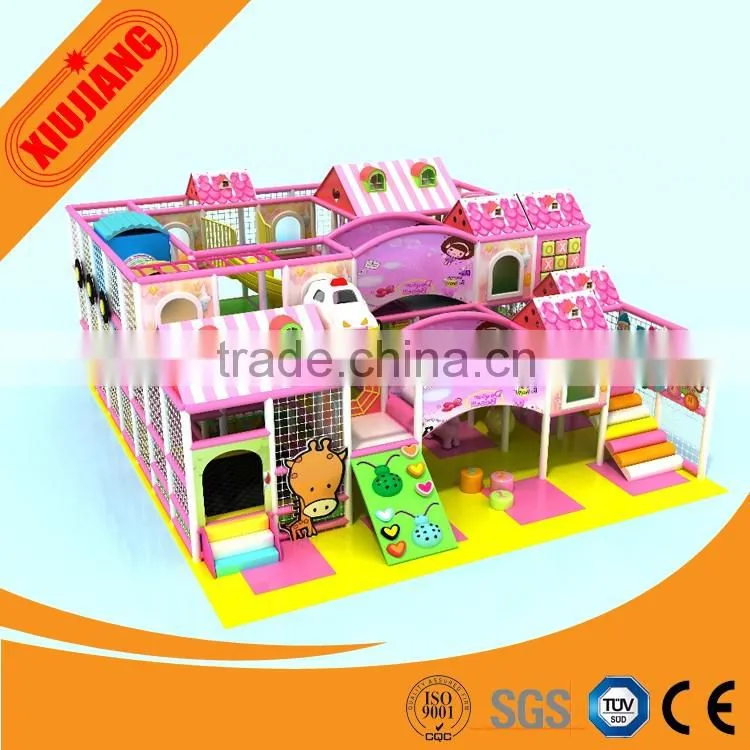 Luxury kids foam indoor trampoline playground bungee trampoline