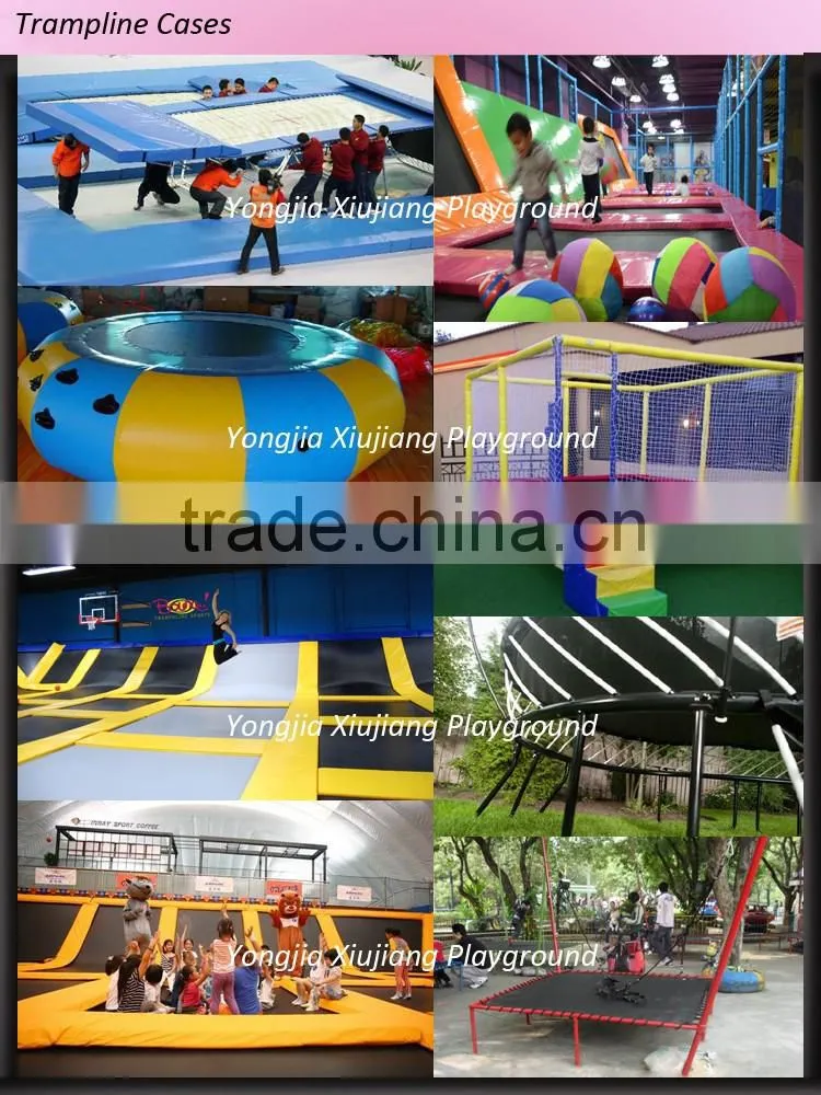 Children Fitness Equipment, Indoor Playground Trampoline Park for Kids