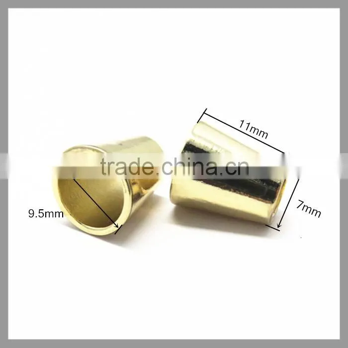 Gold Metal Draw Cord Stopper And Metal Rope Stopper