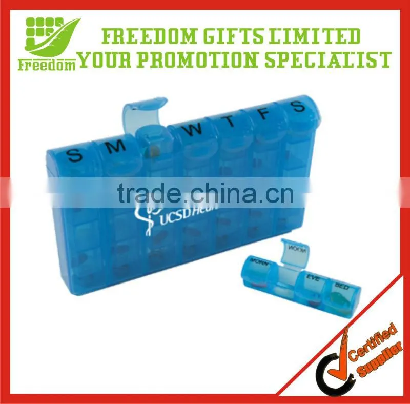 Promotional Printed Logo Pill Box Keyring