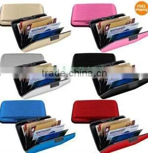 Credit card holder aluminum credit card case