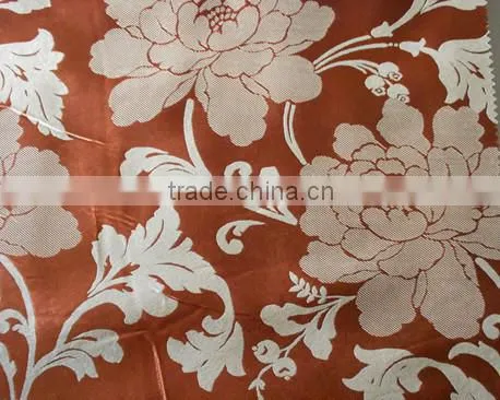 customized window curtain fabric, jacquard fabirc 040 fire retardant blackout fabric for bedroom