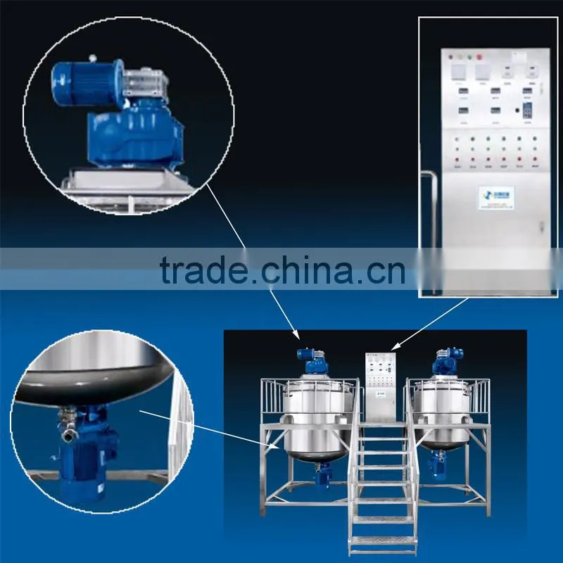 New 500L liquid shampoo making machine,chemical blending mixer tank