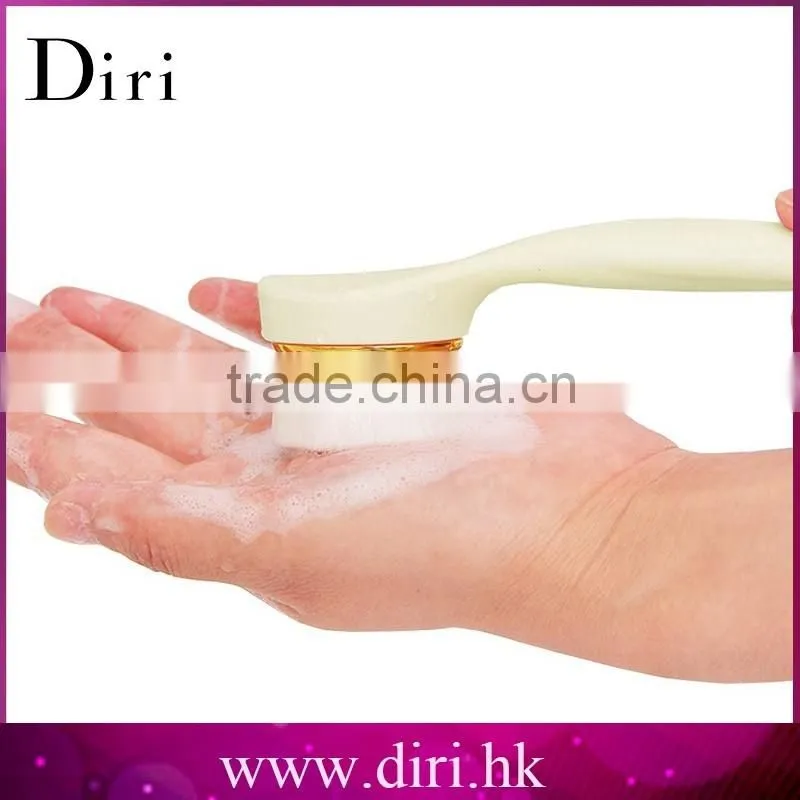 Beautiful soft white facial cleaning brush Facial brush