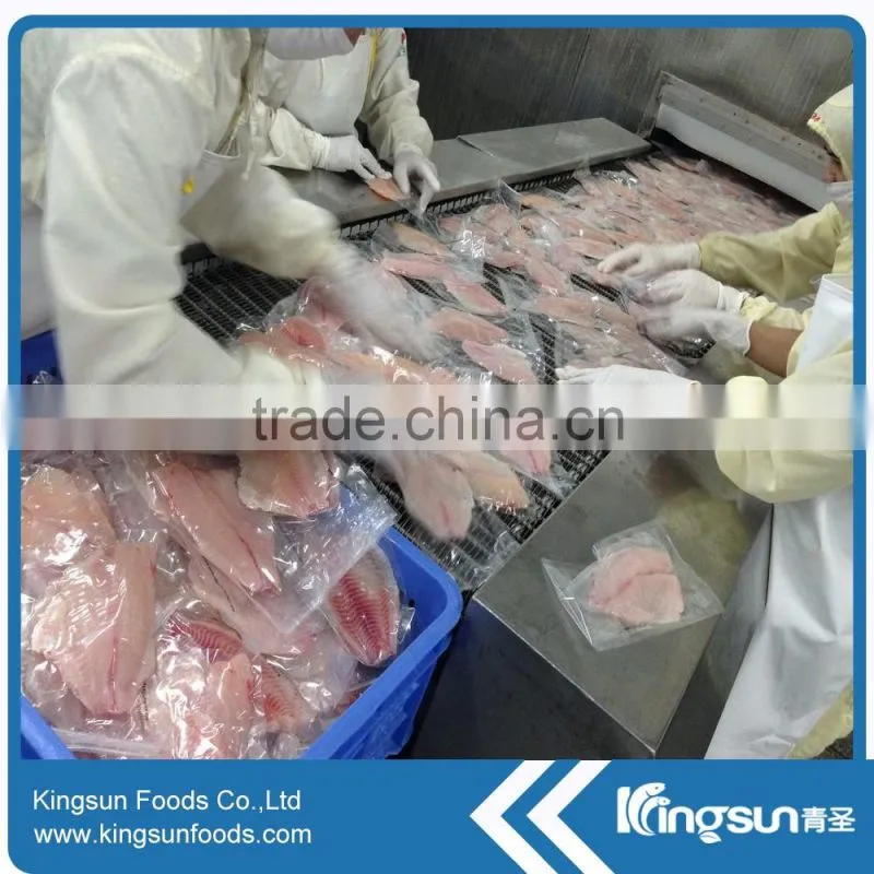 Whole Sale Co Treated IQF Frozen Tilapia Fish Fillet