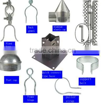hot sale galvanized or pvc coated chain link rhombus wire mesh fence
