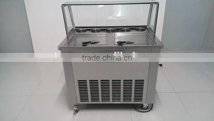 factory supply fried ice cream machine, ice cream fried machine, commercial fried ice cream machine