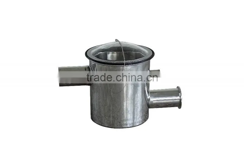 Useful and Durable Organic glass moisture trap dairy milking parlour parts