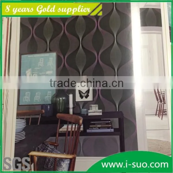 washable embossing vinyl wallpaper wallcovering