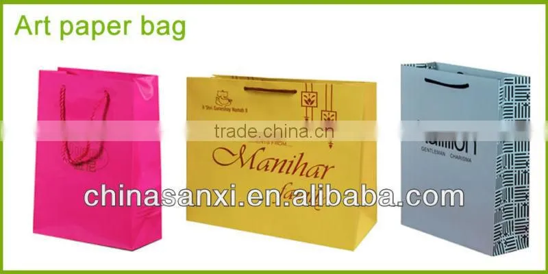 2014 best seller wholesale paper wine bag with excellent quality from China