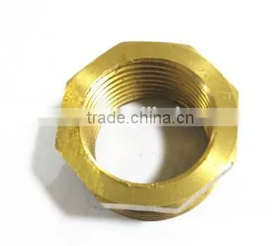 Laser Cutting Brass Hexagonal Female Thread Coupling/Socket