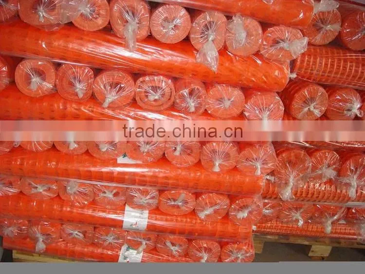 Farm security warning barrier orange plastic portable safety fence