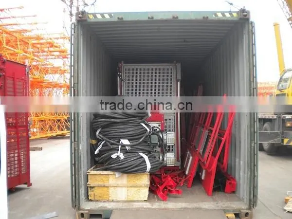 SC100/SC200 single cage construction elevator/ lifter/ hoist/ lift with good price
