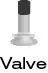 20 inch plastic wheels (20x1.75, 20x2.125)