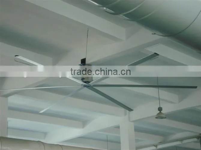 4.9m Large HVLS Air Cool Industrial Blade Ceiling Fan in shopping malls