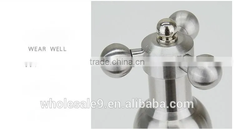 manual stainless steel Pepper grinder mill kitchen tools glass Pepper grinder